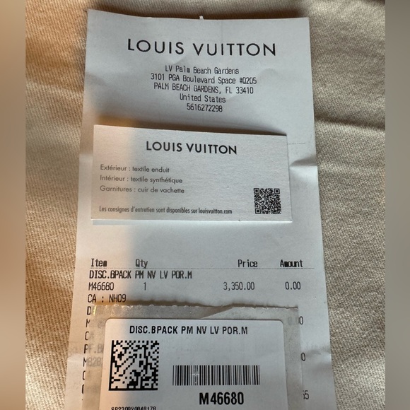 AUTHENTIC - LOUIS VUITTON - Discovery Backpack Monogram Portrait - Picture 4 of 14